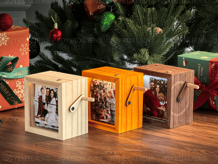 Boîte à Flipbook à Manivelle pour la Famille – Cadeau Unique et Émotionnel2025