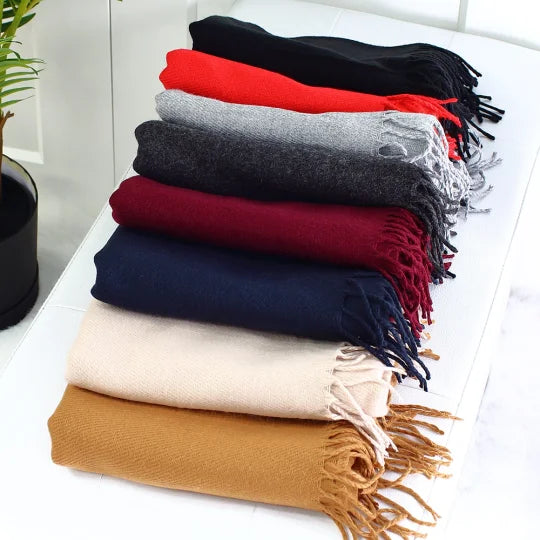 Écharpe de luxe brodée personnalisée