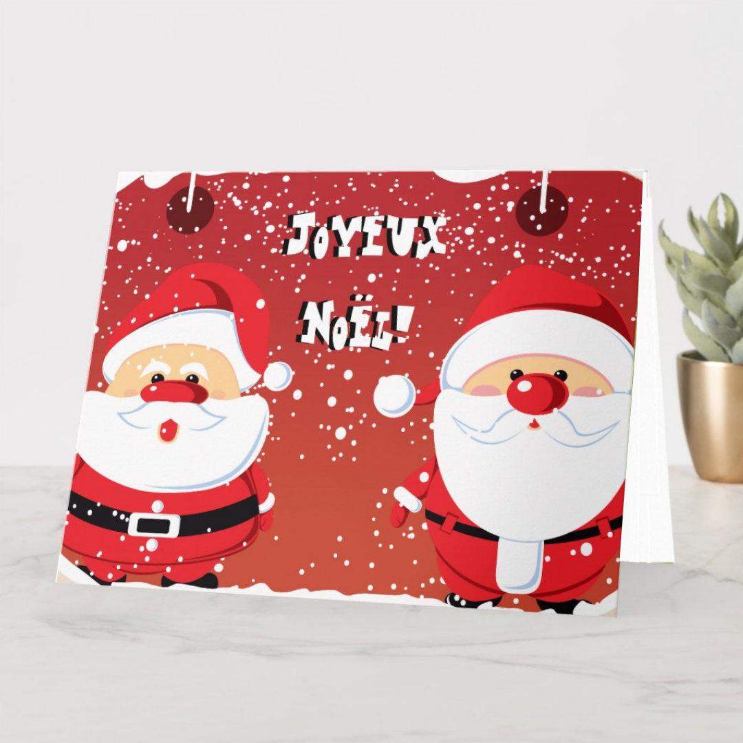 Carte de Cadeau de Noël