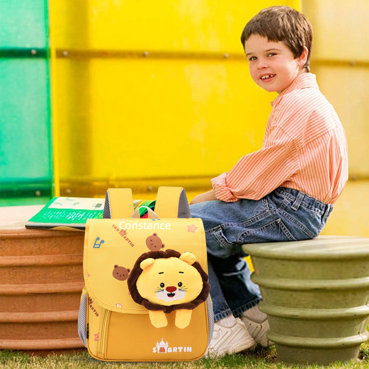 Cartable Sac à Dos Lion pour Enfant 1 Prénom Personnalisé Sac maternelle
