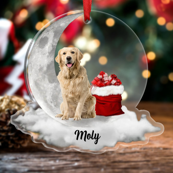 Ornements de Noël  en Acrylique avec Photo Personnalisée