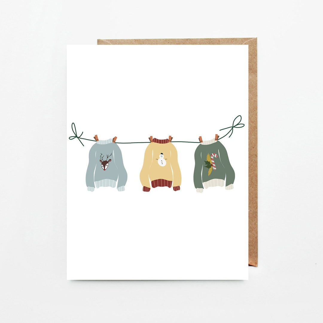 Lot de 5 cartes de Noël