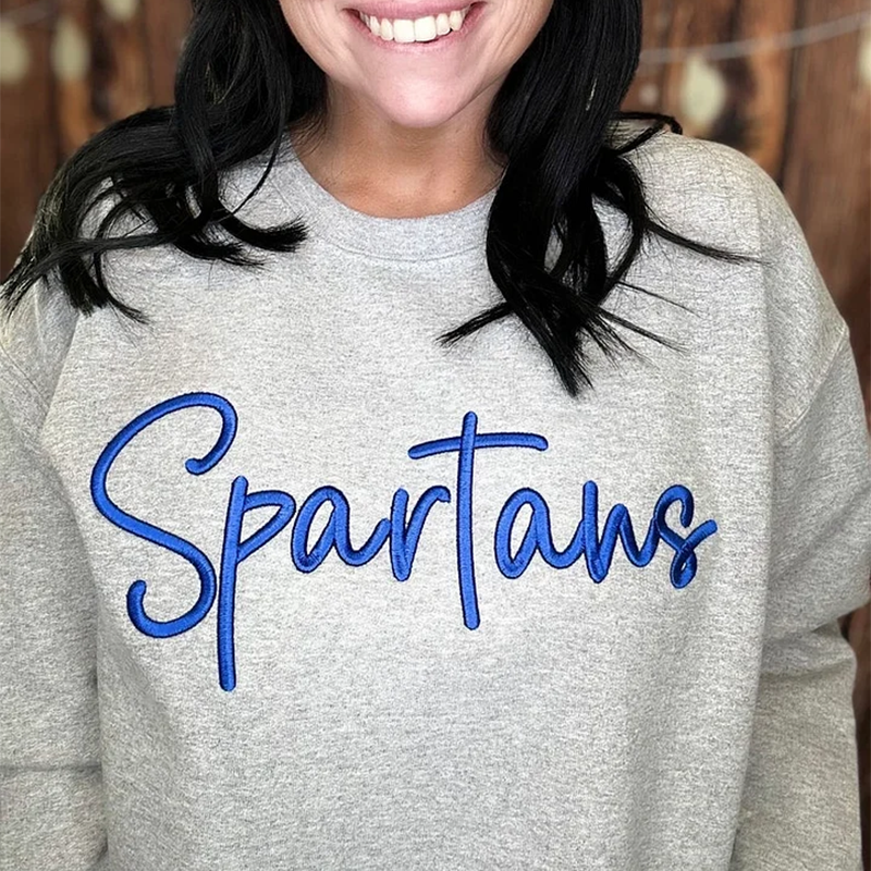 Sweat-shirt personnalisé avec broderie bouffante 3D