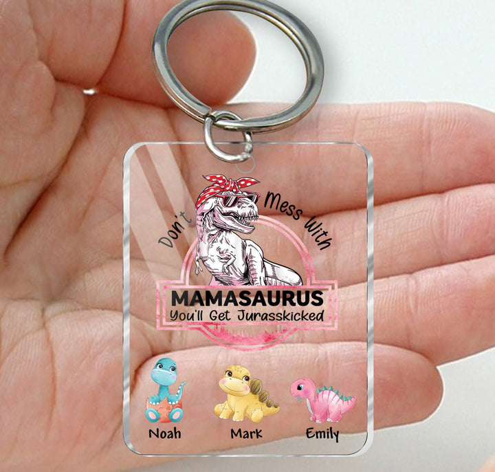 Porte-clés acrylique personnalisé - Cadeau pour maman