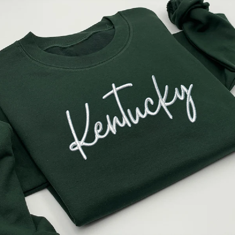 Sweat-shirt personnalisé avec broderie bouffante 3D
