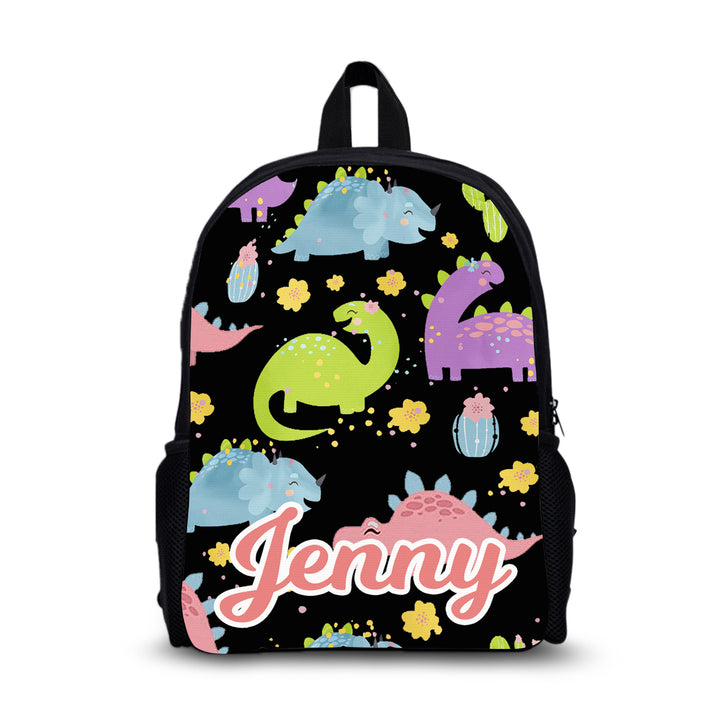 Sac à Dos Dinosaure pour Enfant 1 Prénom Personnalisé Cartable Sac maternelle
