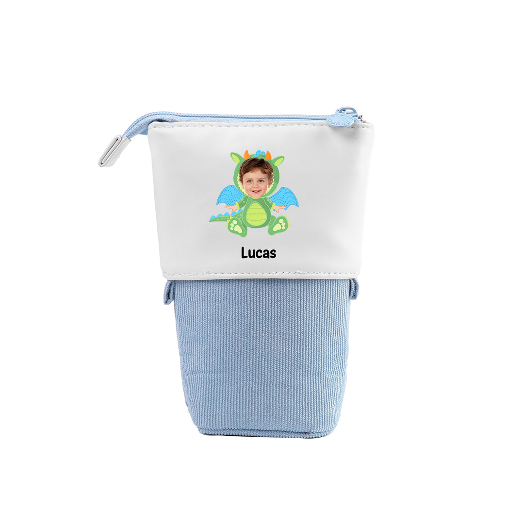 Trousse Personnalisée avec Photo Enfant, Animaux et Couleurs au choix | Cadeaux Rentrée Scolaire |