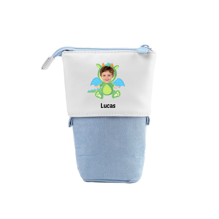 Trousse Personnalisée avec Photo Enfant, Animaux et Couleurs au choix | Cadeaux Rentrée Scolaire |