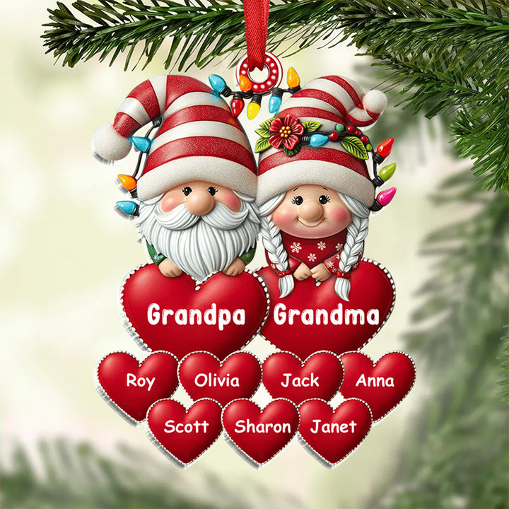 Ornement personnalisé pour grand-parent de Noël