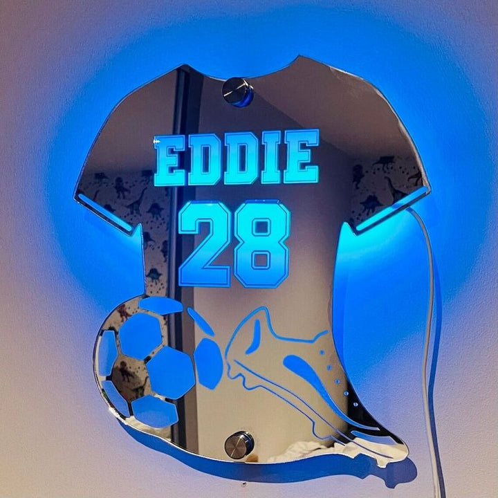 Miroir Maillot de Football - Cadeau Parfait pour les Fans 🎁
