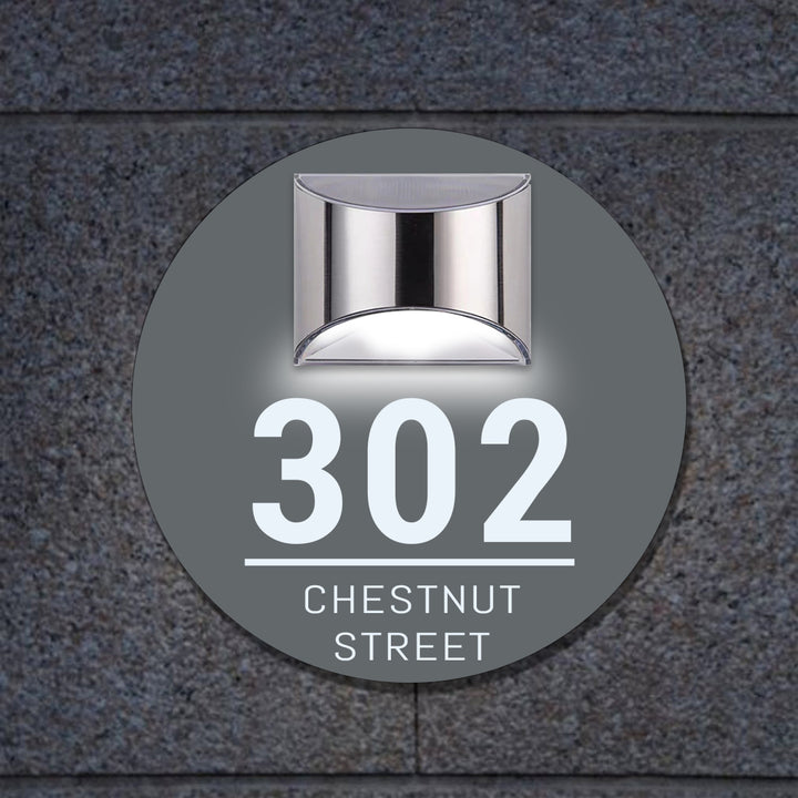 Vente Flash🔥 Panneau Solaire Numéro Maison 3D Personnalisé