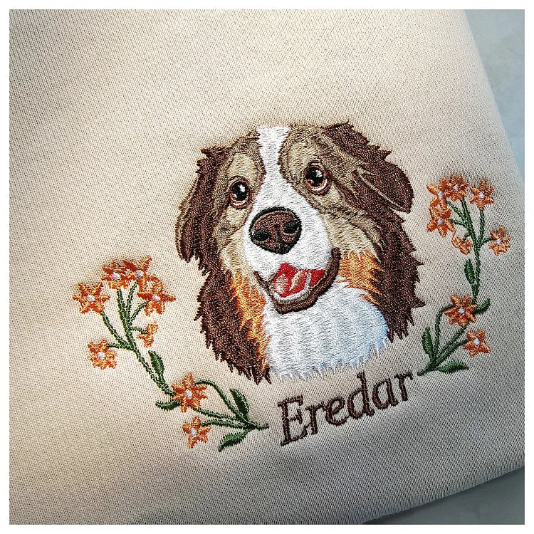 Sweatshirt brodé personnalisé pour - amoureux des animaux de compagnie
