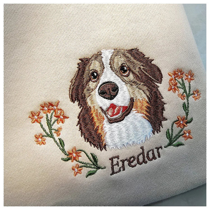 Sweatshirt brodé personnalisé pour - amoureux des animaux de compagnie