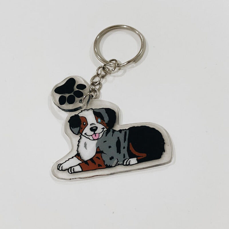 Personnalisé de porte-clés photo pour animaux de compagnie