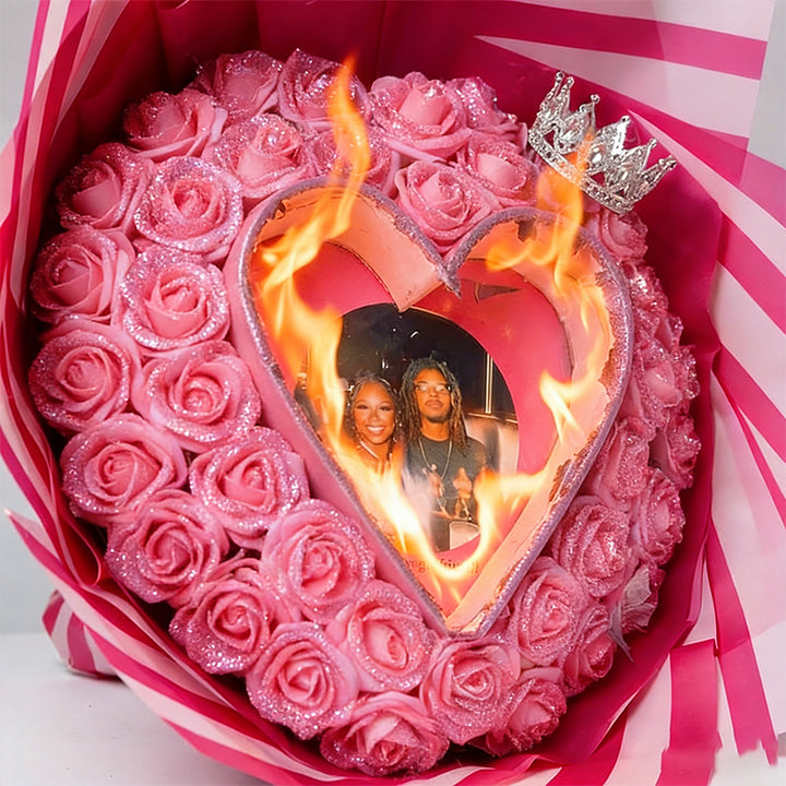 Roses scintillantes éternelles - Édition à brûler