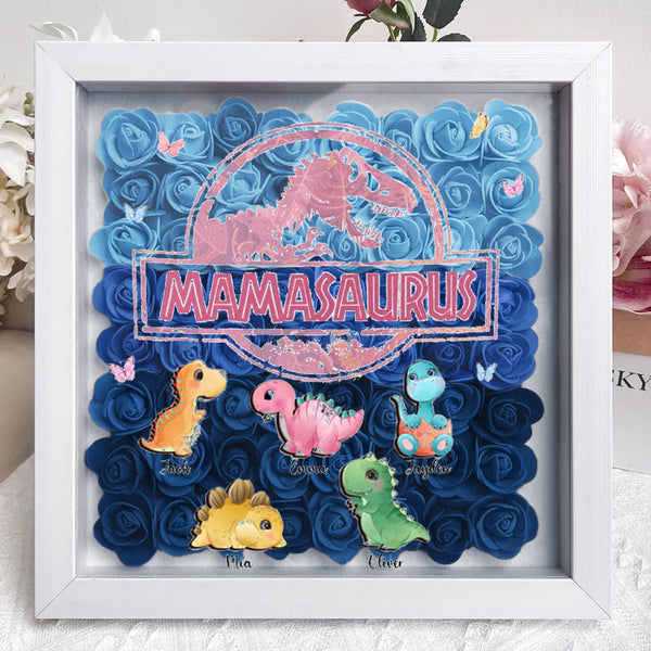 Ne plaisantez pas avec Mamasaurus, vous serez frappé par le Jurasskick - Boîte à fleurs personnalisée