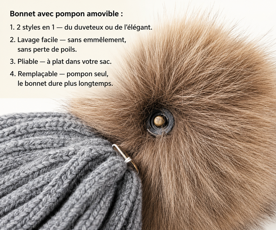 Bonnet d'hiver brodé personnalisé avec chiffres romains pour couple – Cadeau pour lui ou pour elle