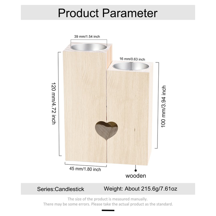 À Ma Maman - Bougeoirs en Bois sans bougie Arbre de vie Arbre généalogique Prénoms Personnalisé