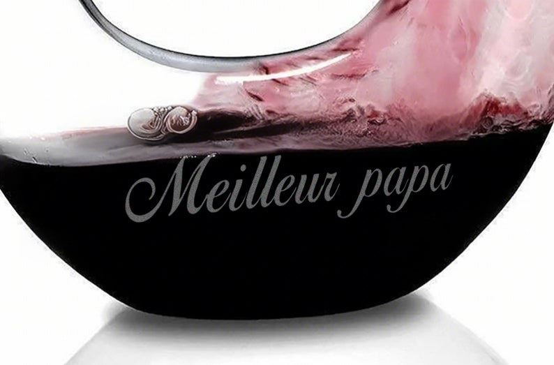 Carafe à vin rouge en forme de queue de serpent 1500 ML