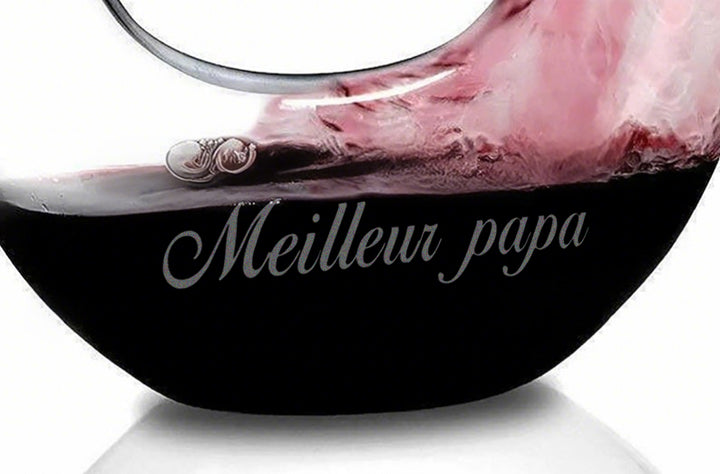Carafe à vin rouge en forme de queue de serpent 1500 ML