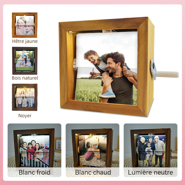Boîte à Flipbook à Manivelle pour Maman – Souvenir Spécial et Personnalisé