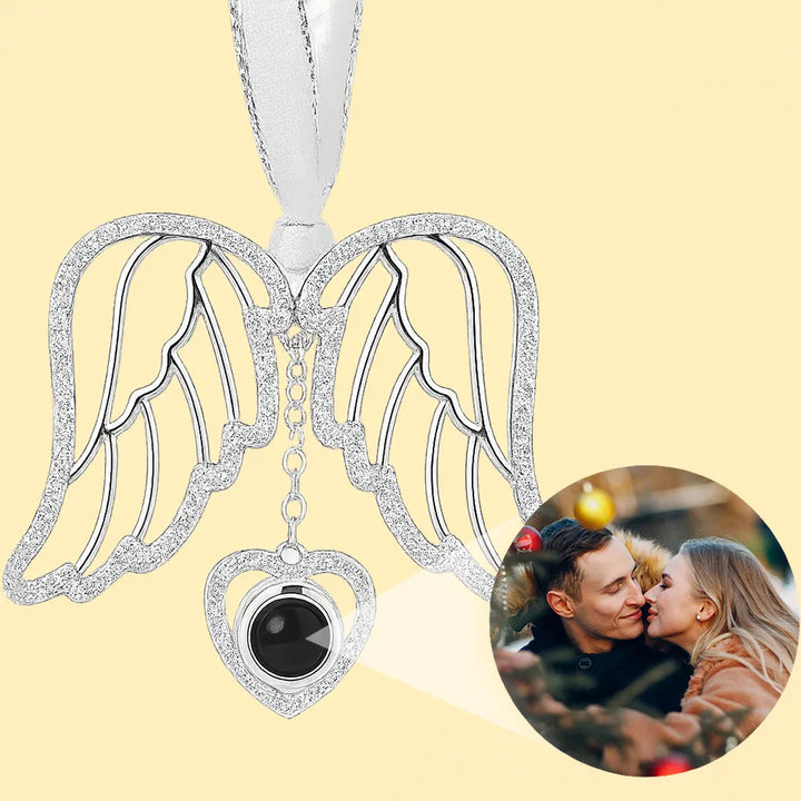 Ornement photo personnalisé Patte- Décorations de projection personnalisées - Cadeaux de Noël