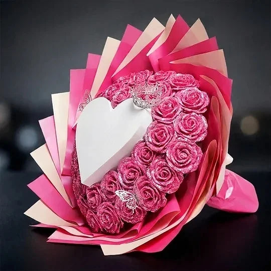 Roses scintillantes éternelles - Édition à brûler