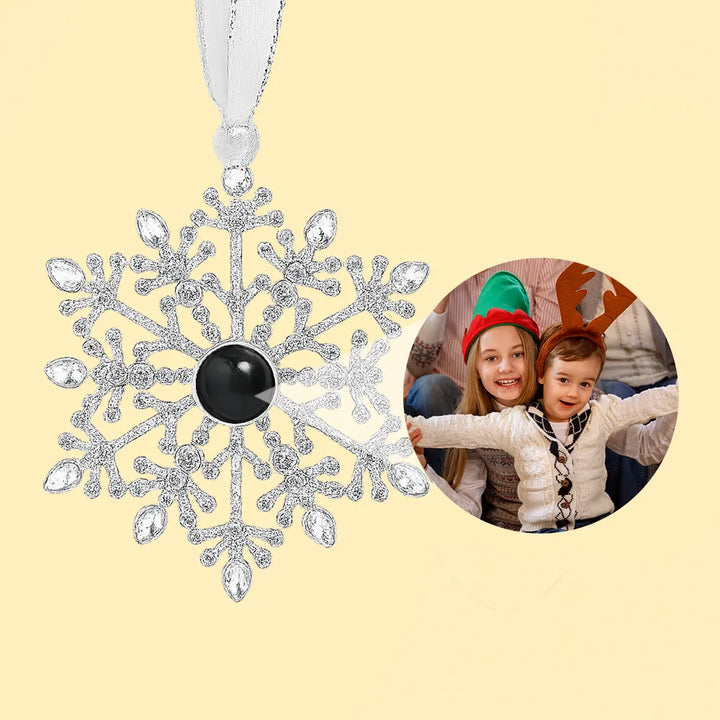 Ornement photo personnalisé Patte- Décorations de projection personnalisées - Cadeaux de Noël