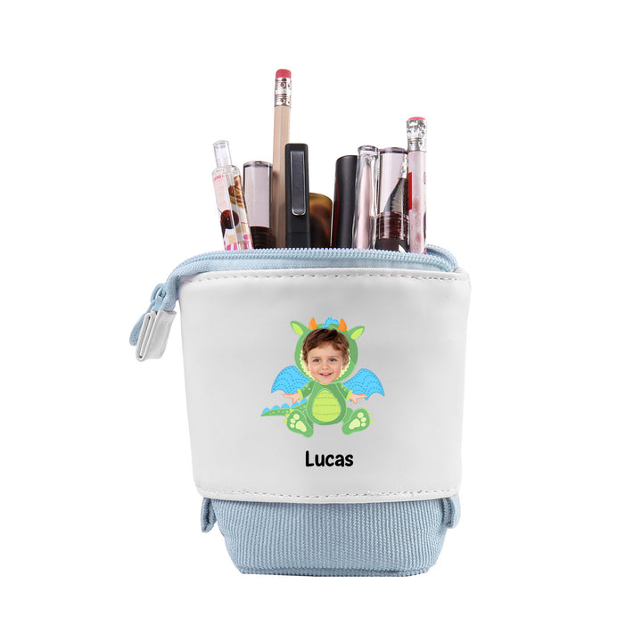 Trousse Personnalisée avec Photo Enfant, Animaux et Couleurs au choix | Cadeaux Rentrée Scolaire |