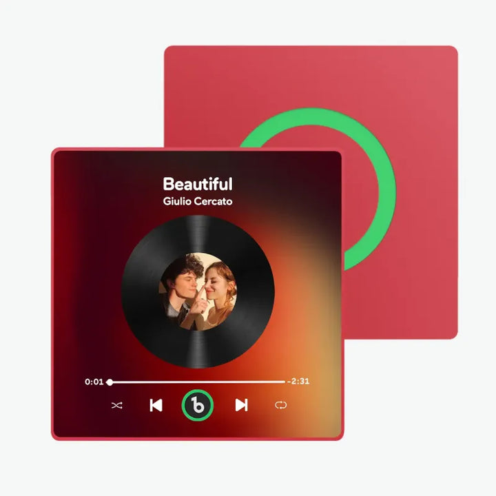 Aimants photo personnalisés pour réfrigérateur avec chansons