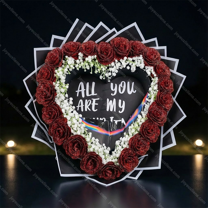 Roses scintillantes éternelles - Édition à brûler