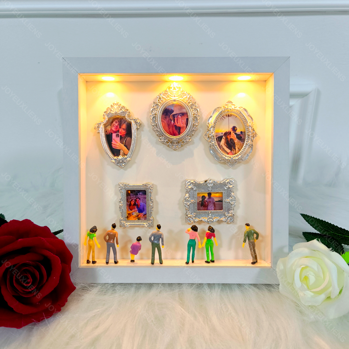 2026 Cadre photo personnalisé « Mini Musée de Nous » : un cadeau symbolique pour les couples