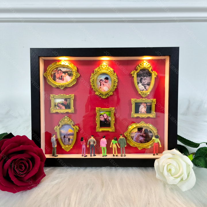 2026 Cadre photo personnalisé « Mini Musée de Nous » : un cadeau symbolique pour les couples