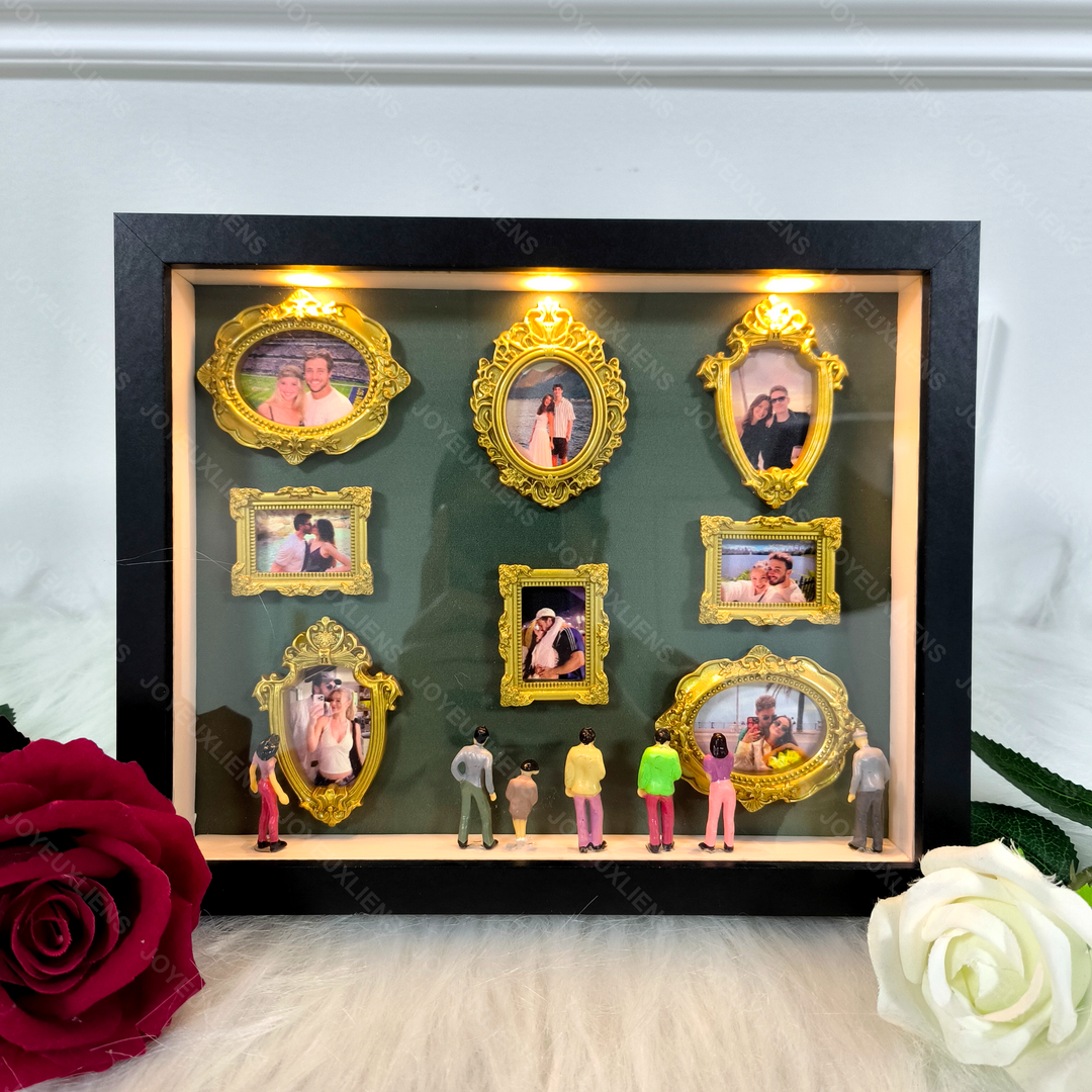 2026 Cadre photo personnalisé « Mini Musée de Nous » : un cadeau symbolique pour les couples