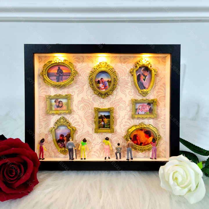 2026 Cadre photo personnalisé « Mini Musée de Nous » : un cadeau symbolique pour les couples