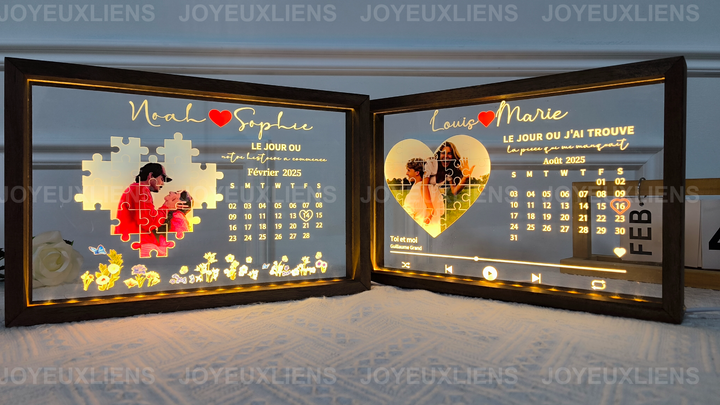 Le jour où j’ai trouvé ma pièce manquante-Boîte lumineuse personnalisée