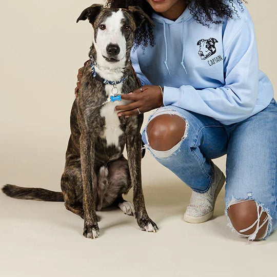 Sweats à capuche, t-shirts et sweatshirts personnalisés avec visage d'animal brodé，pour chats