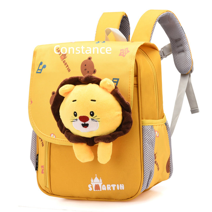 Cartable Sac à Dos Lion pour Enfant 1 Prénom Personnalisé Sac maternelle