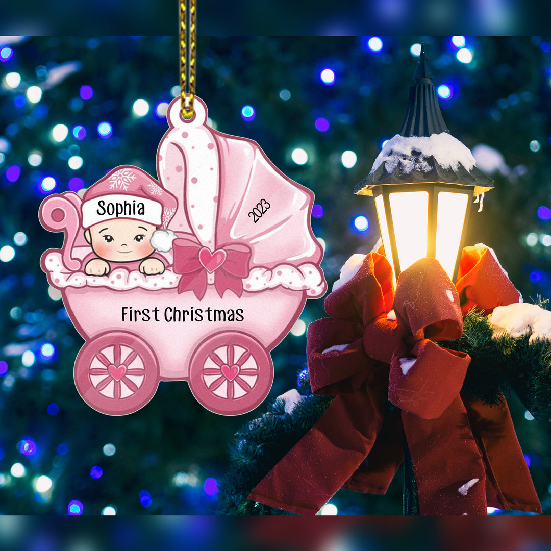 Ornements de Noël 1 Prénom Personnalisé cadeau pour BéBé