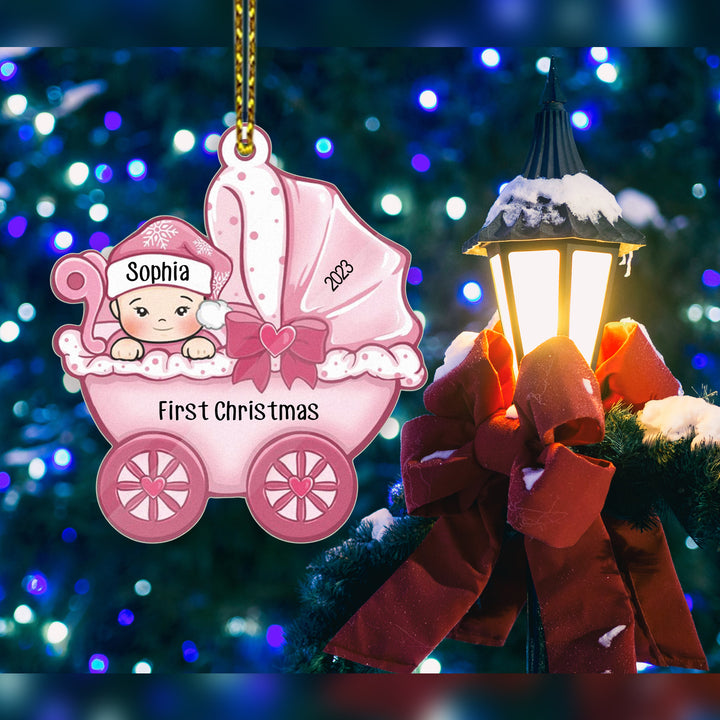 Ornements de Noël 1 Prénom Personnalisé cadeau pour BéBé