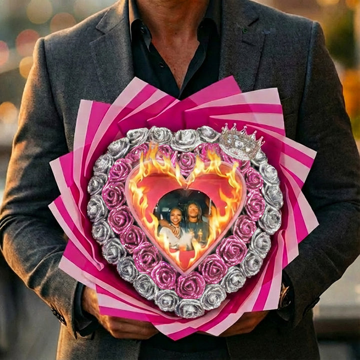 Roses scintillantes éternelles - Édition à brûler