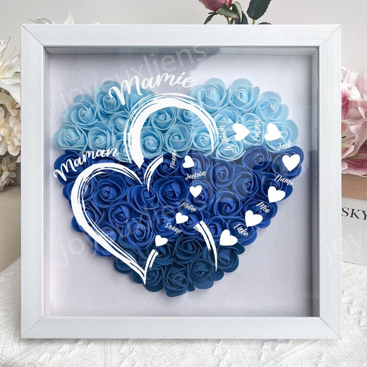 Première maman, maintenant grand-mère - Boîte à fleurs personnalisée