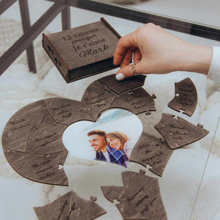 12 raisons pour lesquelles j'adore les cadeaux de Saint-Valentin sous forme de puzzles.