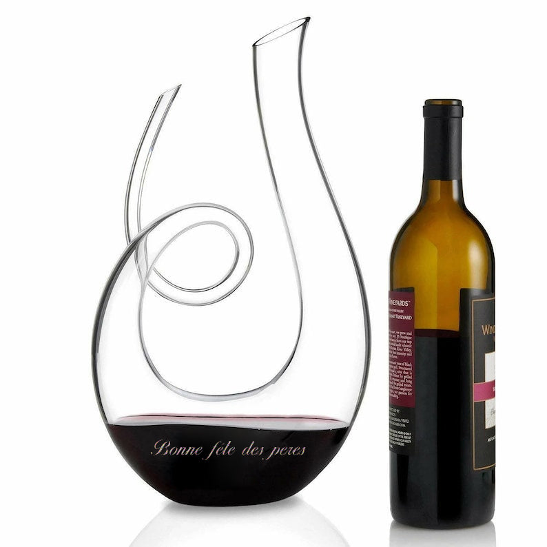 Carafe à vin rouge en forme de queue de serpent 1500 ML