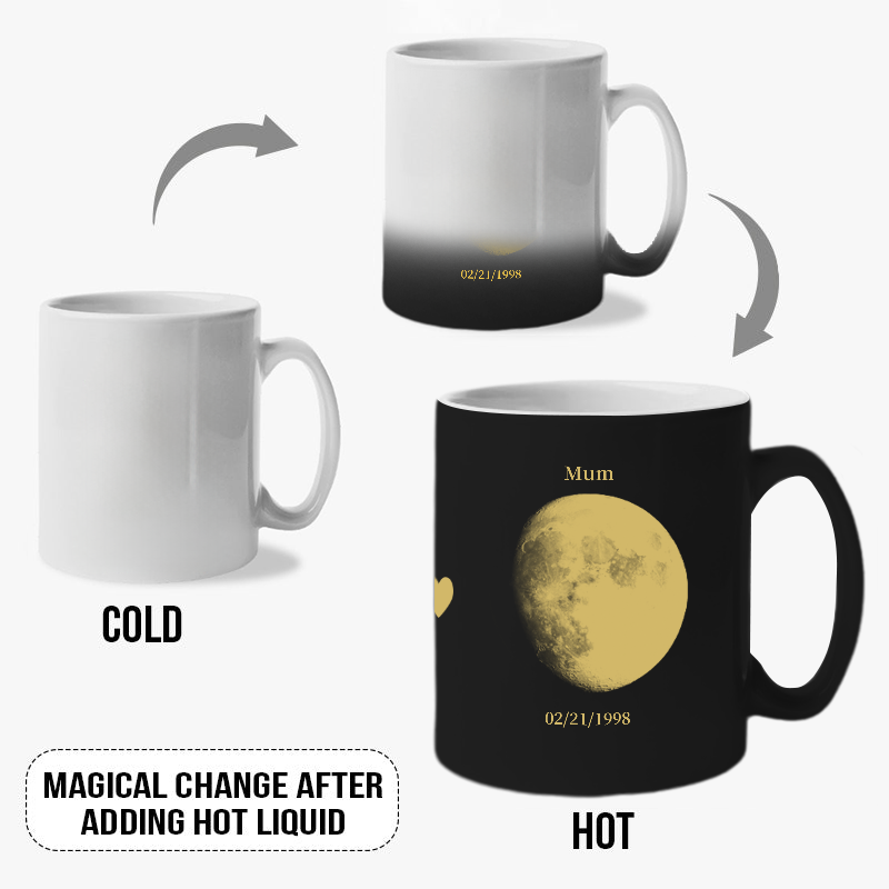 Une connexion profonde - Tasse magique personnalisée 3D - Famille