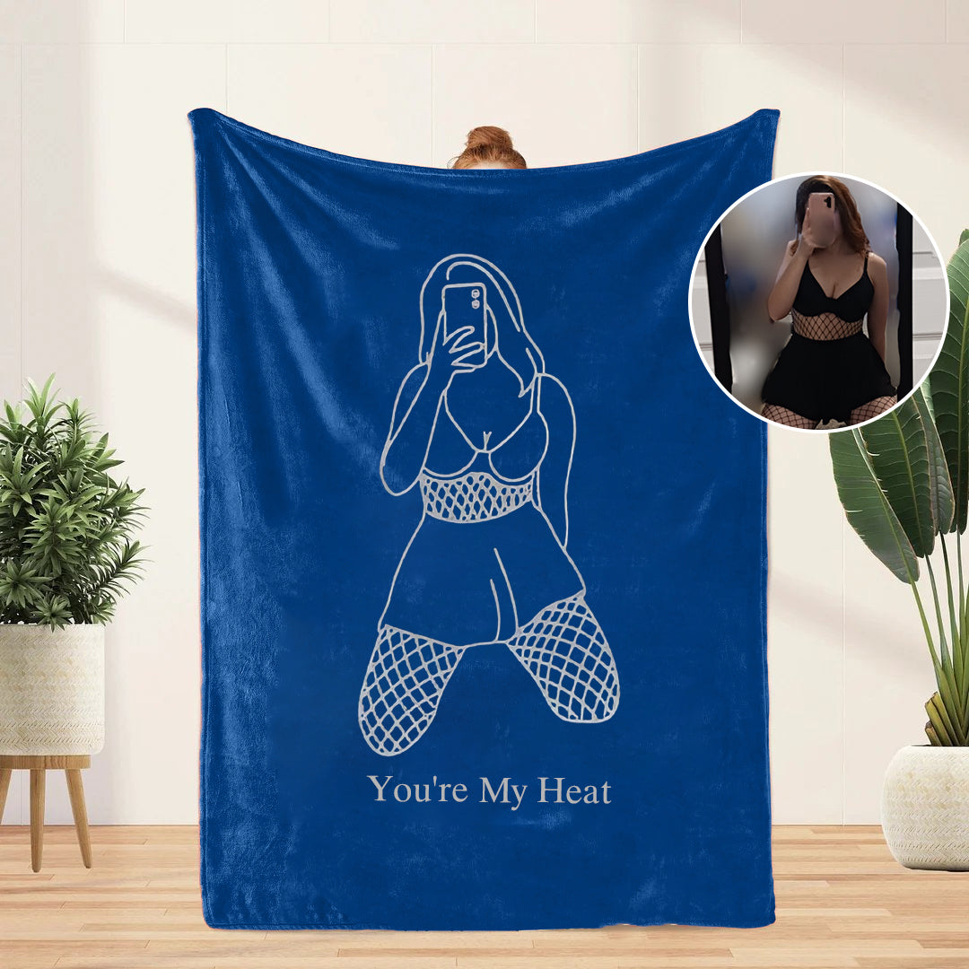 Couverture photo personnalisée sexy – Cadeau d'anniversaire personnalisé pour lui