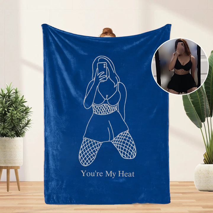 Couverture photo personnalisée sexy – Cadeau d'anniversaire personnalisé pour lui