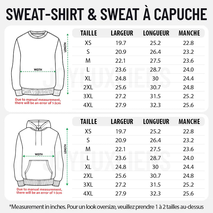 Sweat brodé papa personnalisé, sweat personnalisable avec le portrait de papa