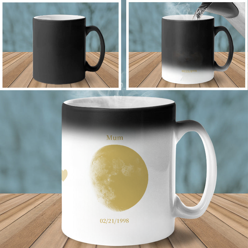 Chérir chaque moment - Tasse magique personnalisée 3D - Famille