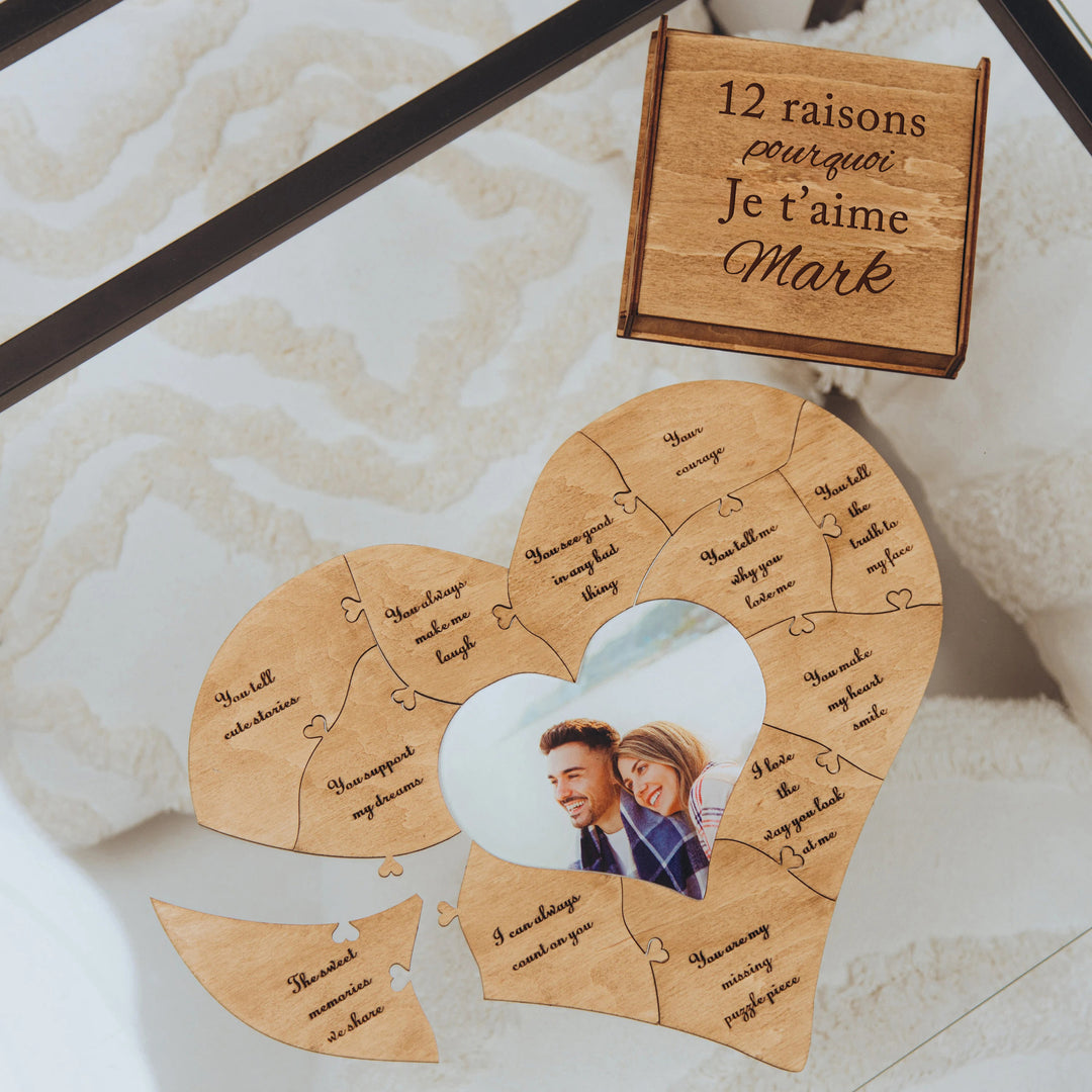 12 raisons pour lesquelles j'adore les cadeaux de Saint-Valentin sous forme de puzzles.